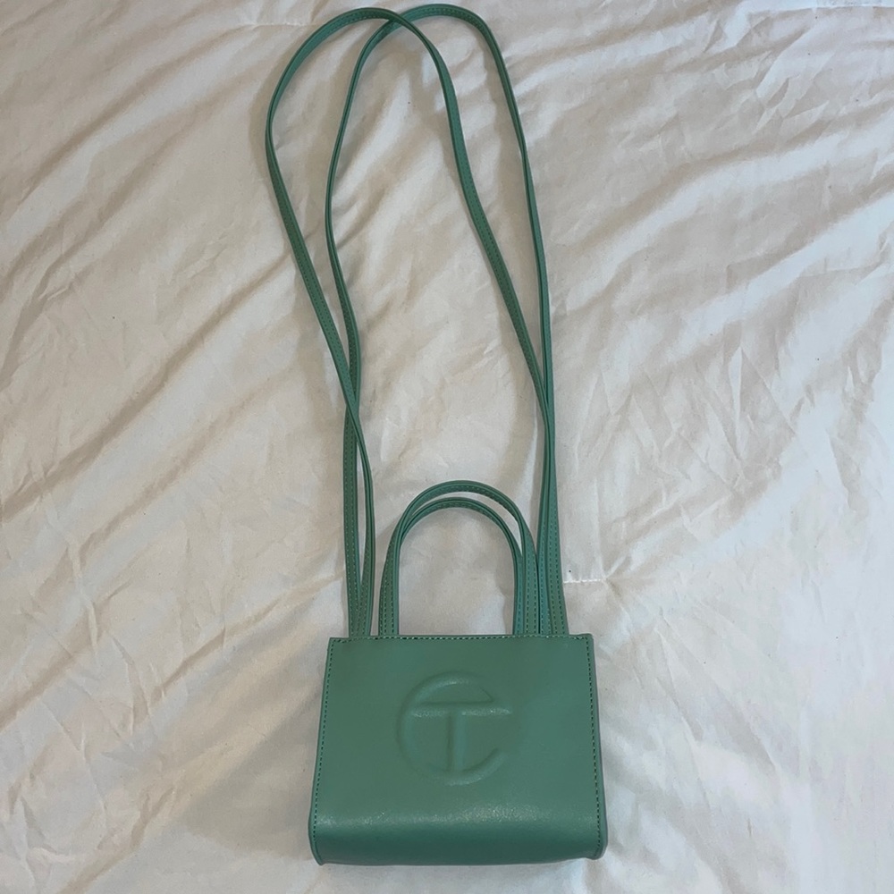 Small Telfar Shopping Bag (Sage)